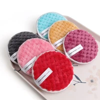 microfiber makeup remover reusable puff washable cotton pads face cleansing towel make up wipes discs healthy skin double layer