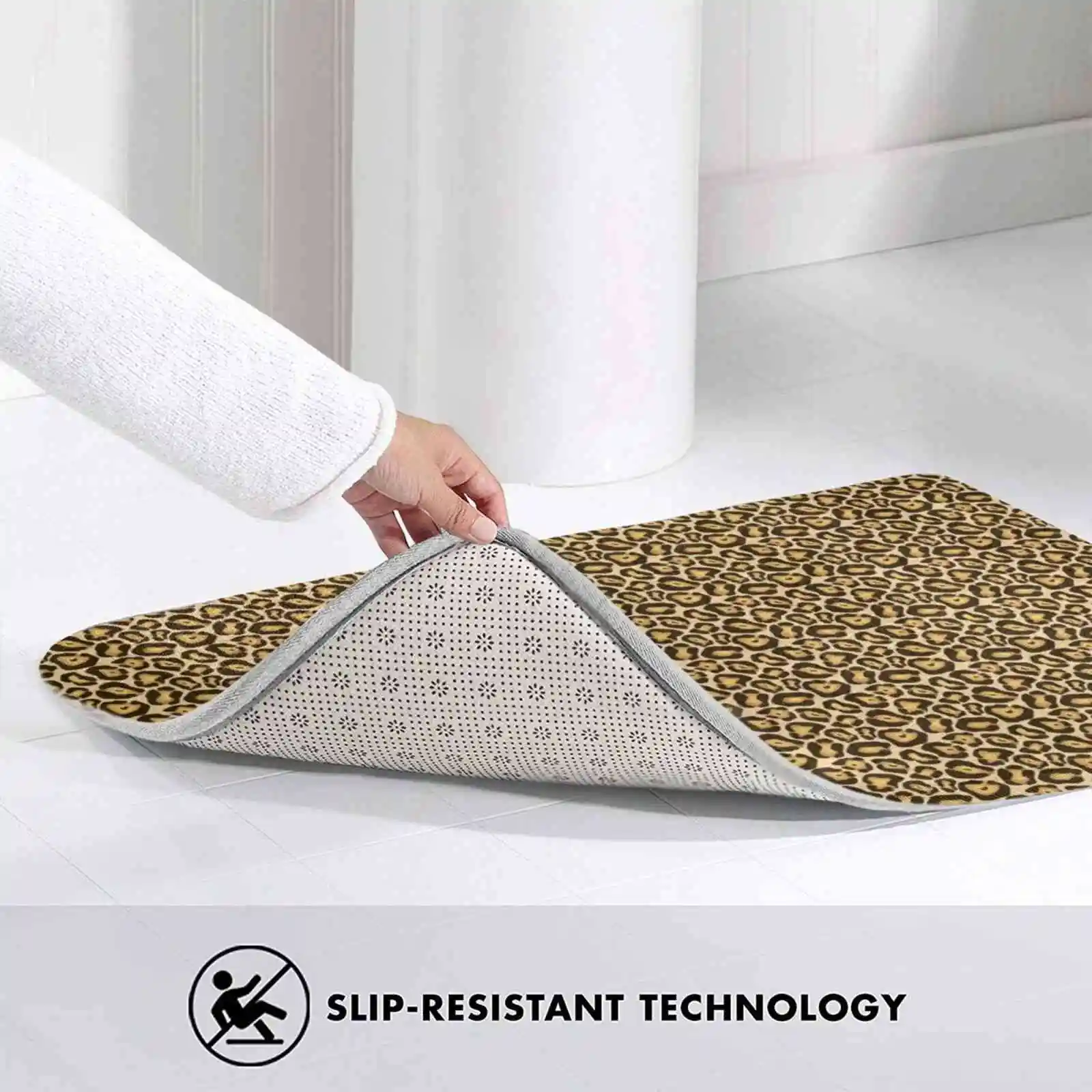 Мягкий Нескользящий 3D коврик с рисунком Ягуара подушка обои текстиль