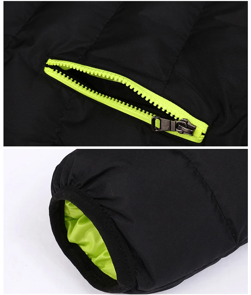 Зимняя куртка Мужская одежда 2019 однотонный цвет ультра светильник парка мужские