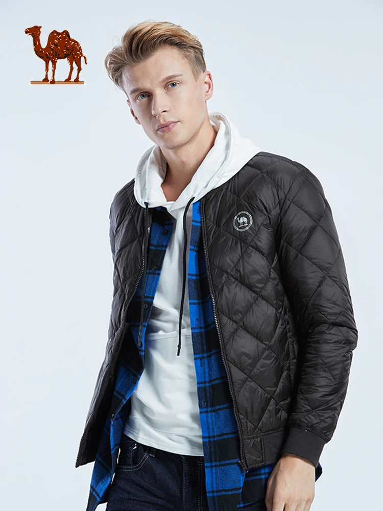 CAMEL женский мужской пуховик Northface Goose Northface наружное ветрозащитное пальто короткий карман