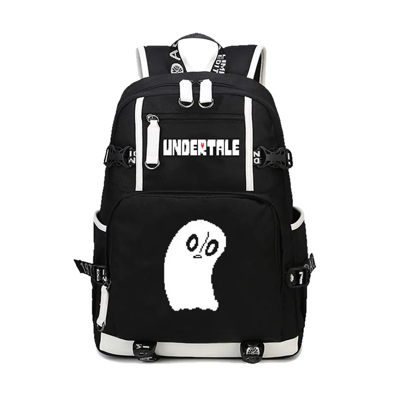 Игра Undertale Frisk/Toriel/Sans pixel Скелет школьный рюкзак с печатью сумки мальчики девочки