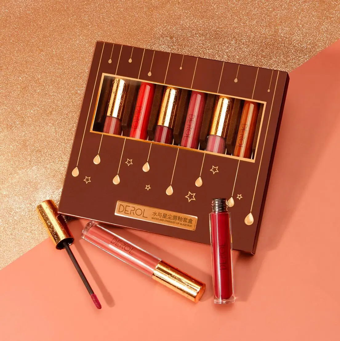 

6 Pcs Box Liquid Lipstick Non-Fading Matte Lip Glaze
