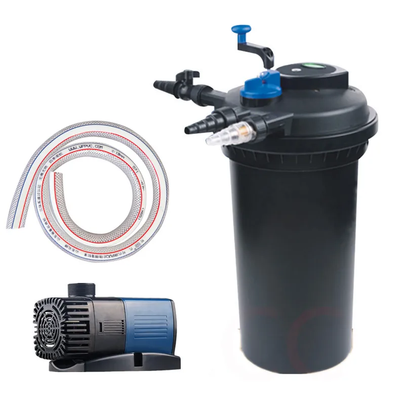 CPF-15000 A SET CPF2500 CPF5000 CPF10000 CPF15000 CPF20000 CPF30000 CPF50000 фильтр для пруда и бассейна био давление УФ фильтр сельскохозяйственная вода purifi - Цвет: CPF-15000 A SET