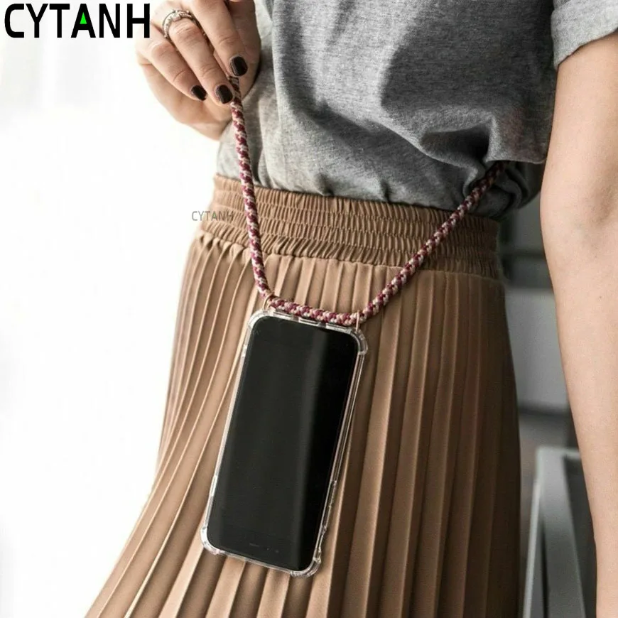 Crossbody Strap Phone Case for Samsung S8 S9 S10 Plus A30 S A50 A10 A20 E A70 Lanyard Cover A51 A71 Note 8 9 10 Fundas | Мобильные