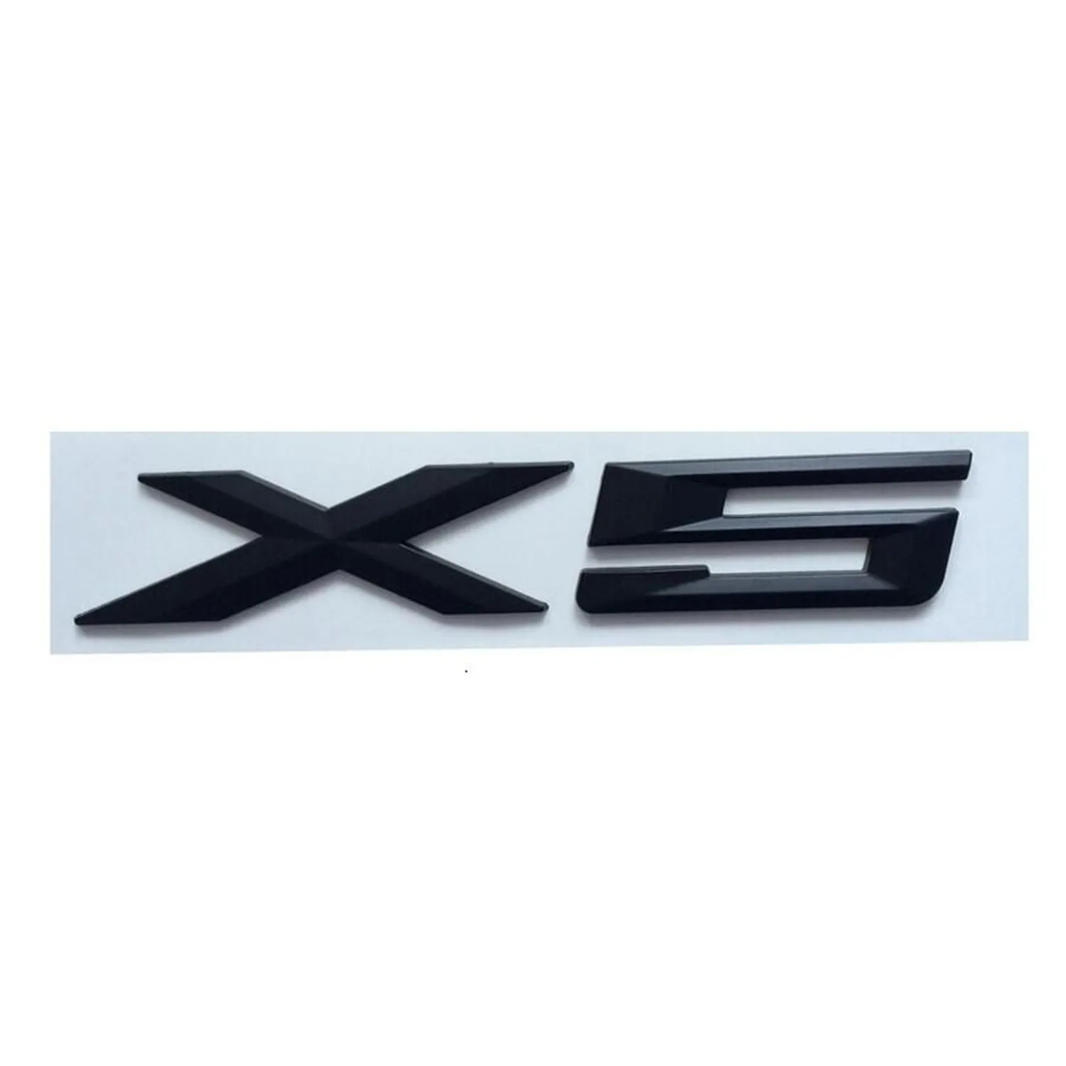 

Letters Sticker Number Badge Black Car Emblem For BMW X5 E70 E53 F15 Gloss