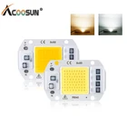 Светодиодный чип COB лампы 110V 220V матричный светодиодный 20 Вт 30 Вт 50 Вт высокой мощности Мощность встроенный Точечный светильник DIY светодиодный прожектор светильник на открытом воздухе лампада бисер светодиодный чип