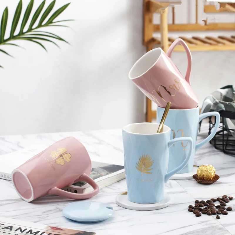 Пара Керамическая чашка молоко сок лимон кружка кофе чай жена дома Офис посуда