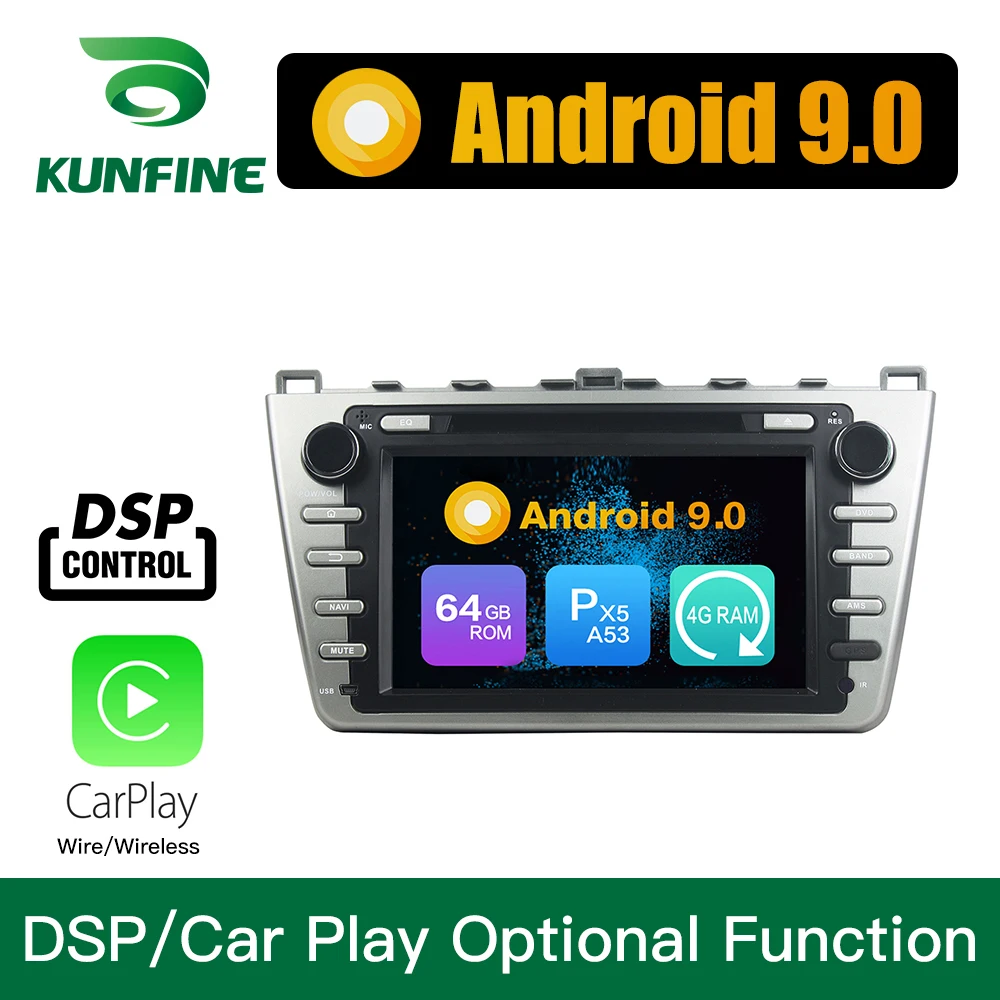 Android 9 0 Восьмиядерный 4 Гб ОЗУ 64 ПЗУ автомобильный DVD GPS мультимедийный плеер