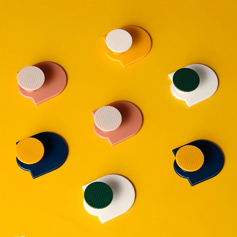 

Seamless Sticky Hook Hook Wall Hook Home Decoration Refrigerator Sticker Coat Hanger Hang Clothes For Kitchen Bathroom Office