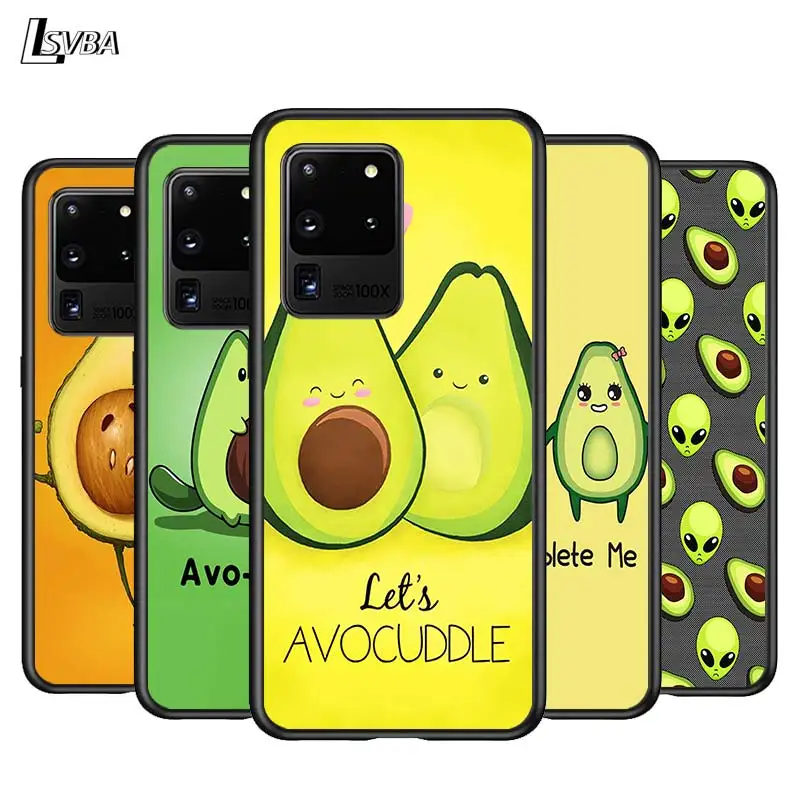 

Cute Avocado for Samsung Note 20 S20 FE Lite Ultra Plus A91 A71 A51 A41 A31 A21 A21S A11 A12 A42 A01 Phone Case