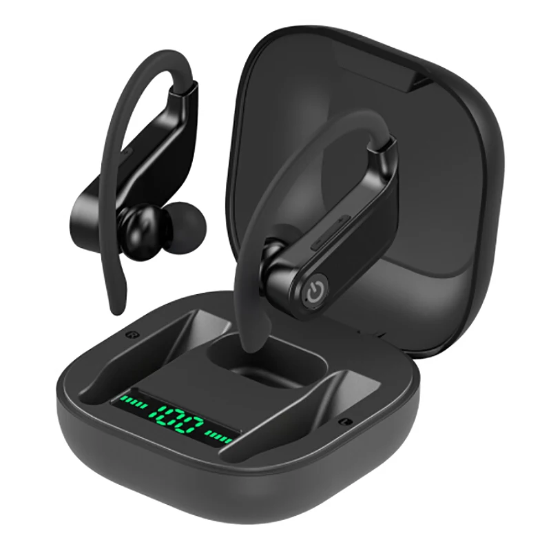 

Bluetooth-гарнитура Q62, TWS, Bluetooth 5,0, цифровой дисплей, шумоподавление, пот, стерео, Беспроводная Bluetooth-гарнитура
