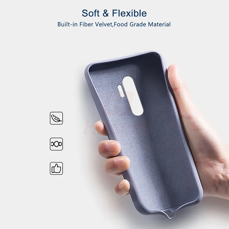Hacrin Liquid Case for Xiaomi Redmi Note 8 Anti-Drop TPU Soft Silicone Bumper Cover Pro phone case |