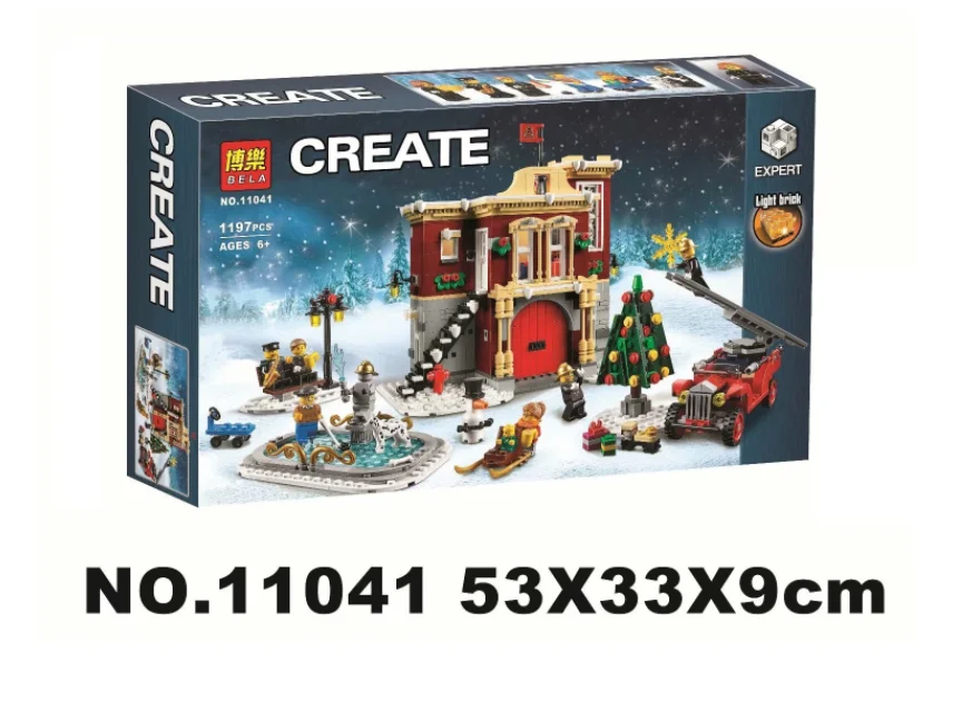 

2021 New Building Blocks Christmas Series Kids Gifts Christmas Gifts Compatible with 11041 Children's Toys Birthday Gifts