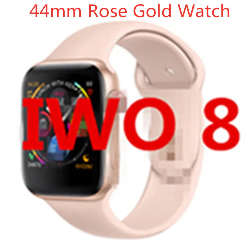GOLDENSPIKE IWO 8 Plus 1:1 MTK2502C Беспроводное зарядное устройство W54 Bluetooth Смарт-часы IWO8 Smartwatch 44 мм серия 4 для Apple Watch