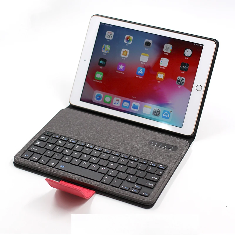 Желе расческа Bluetooth клавиатура чехол для iPad 9,7 дюймов iPad Pro 9,7 Air 1/2 Беспроводная клавиатура-чехол с интерфейсом 3,5 мм
