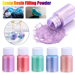 10g Glowing Powder Resin Pigment Crystal UV Epoxy Filling Material Resin Coloring Dye DIY Crafts Jewelry Making Tool