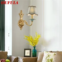 oufula copper wall%c2%a0lamp%c2%a0sconce modern luxury design ceramic light indoor for home bedroom corridor