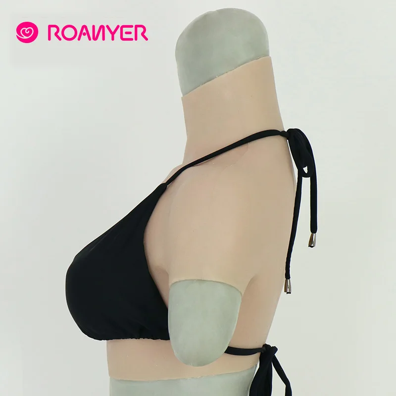 Roanyer Топ B cup Реалистичная силиконовая форма груди для трансвеститов королев