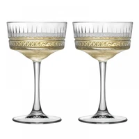 transparent glass cocktail glass high quality household large red wine champagne glass wedding bar party martini glass 2022