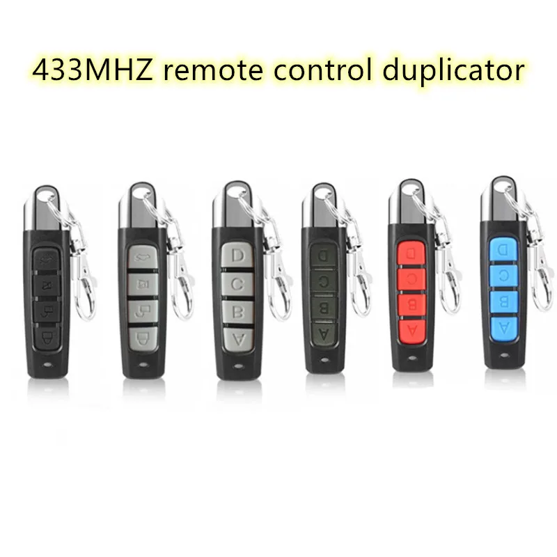 

433MHZ Remote Control 4 Channels Garage Gate Door Shutter Doors Opener Remote Control Duplicator Clone Cloning Code Car Key
