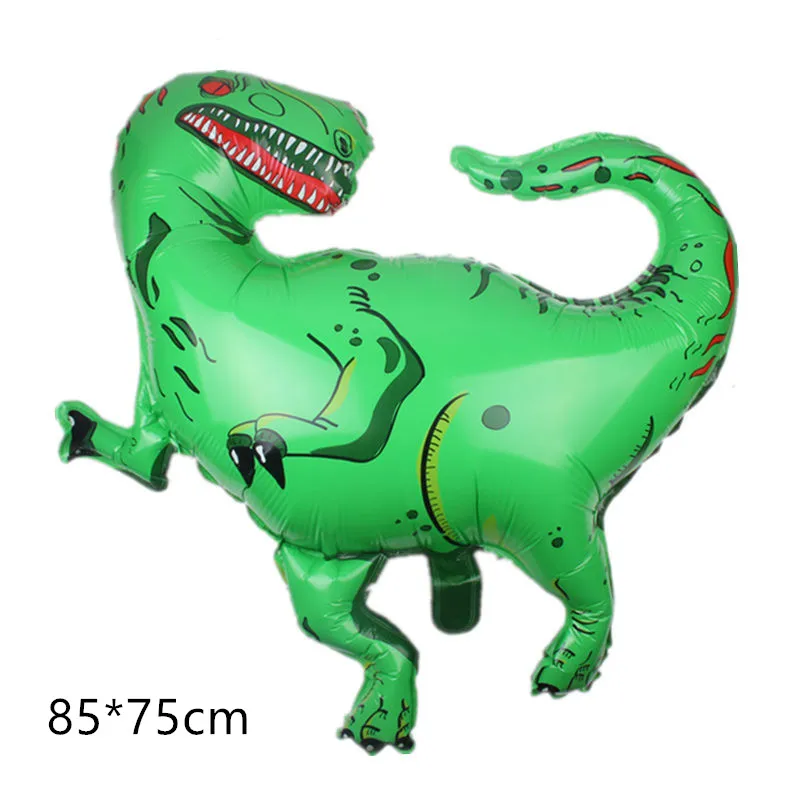 1pcs balloon Вечерние товары, 1 шт., для детей, динозавр, милый динозавр, тема, украшение, головной убор для дня рождения, герой, шляпа с эластичной лентой - Цвет: 1pcs balloon