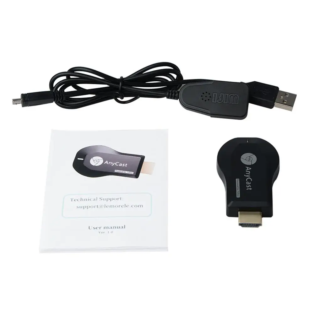 Новый ICREATIVE AnyCast M9 Plus 1080P беспроводной ТВ Стик WiFi Дисплей ключ HDMI приемник медиа тв