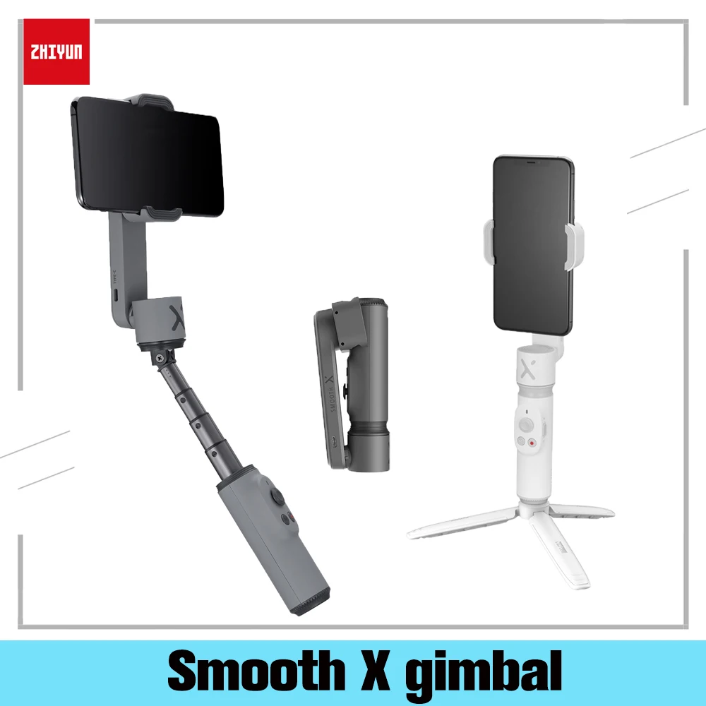 Стабилизатор ZHIYUN SMOOTH X для телефона Ручной смартфонов iPhone Huawei Xiaomi Redmi Samsung|Риги и