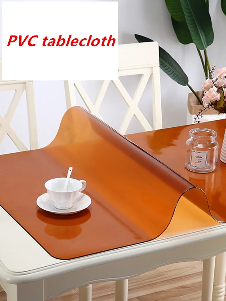 Высококачественная скатерть без запаха кофейного цвета черная прозрачная