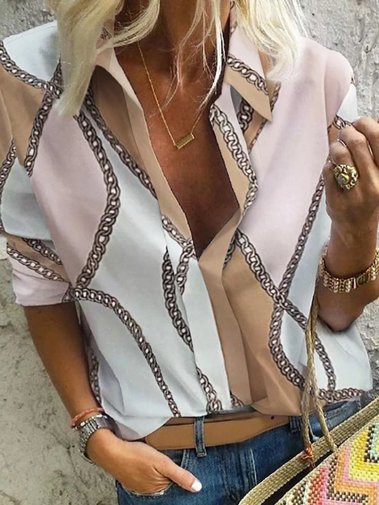 Женская Элегантная блузка для отдыха стильная Базовая офисная одежда работы