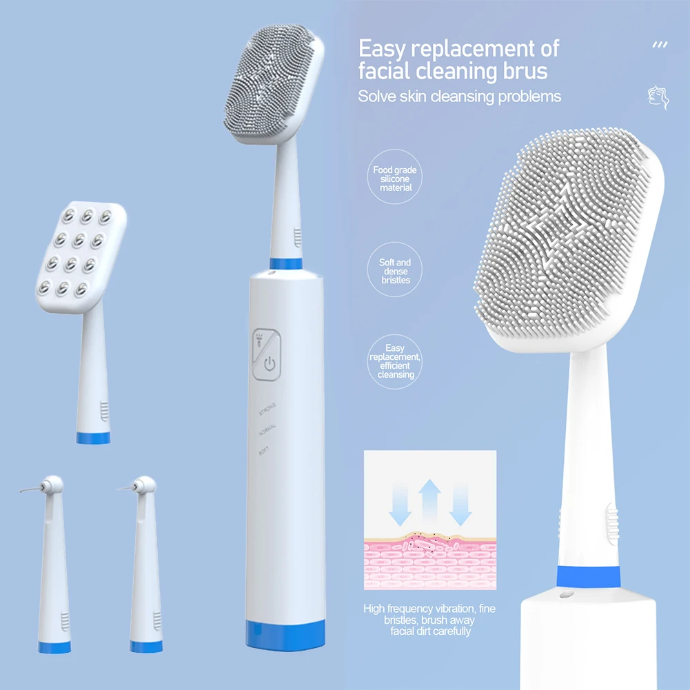 

Многофункциональные косметические щетки для чистки лица и зубной щетки