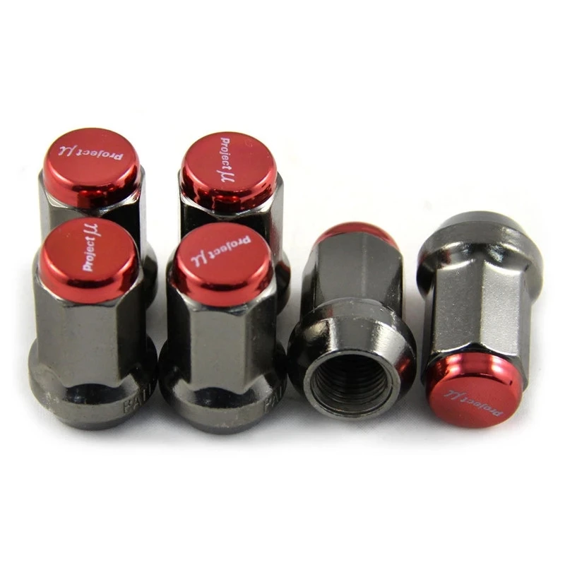 

Racing jdm Billet Aluminium Car Wheels Rims Wheel Lug Nuts M12X1.5 Or M12X1.25, L:33mm 20PCS/SET Car Wheel Rims Lug Nuts