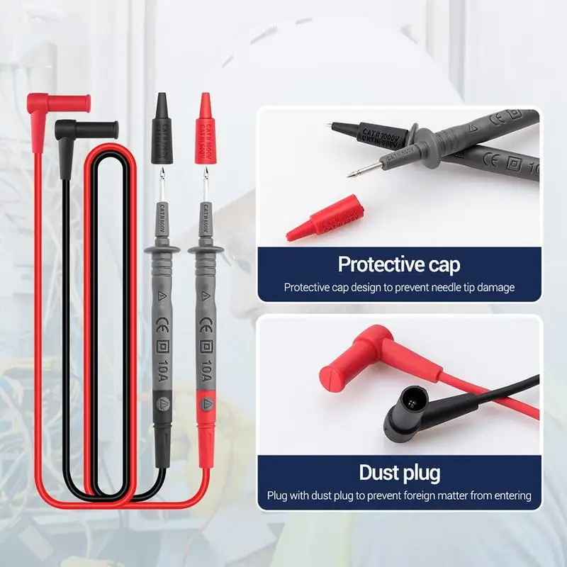 

Digital Multimeter True RMS with Temperature Tester Voltage Auto AC/DC Transistor Profesional Multimeter Range Meter Analog Z0G2