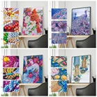 Huacan алмазная живопись мозаика Павлин специальная форма вышивка Алмазная вышивка птица мозаика для девочек