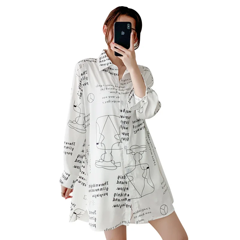 

Novelty Sleepshirt Satin Women Home Dressing Gown Intimate Lingerie Short Nightdress Half Sleeve Summer New Homewear Nightdress