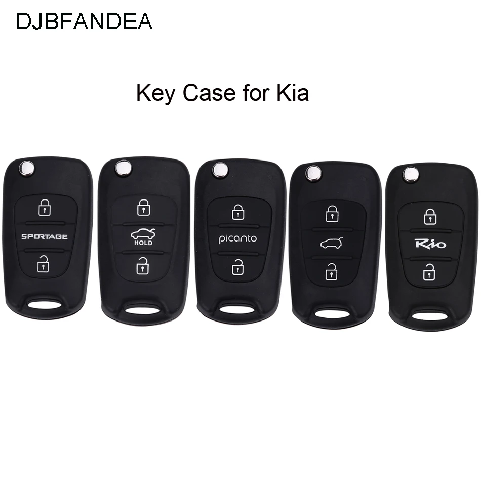 DJBFANDEA 3 кнопки дистанционного ключа для KIA K2 K5 Рио Piconto Sportage 2006 2007 2008 2009 2010 2011 2012 2013