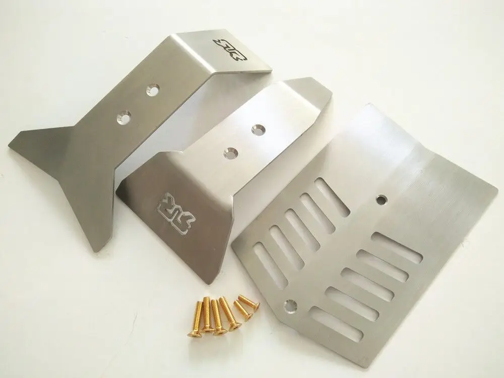 Армированная пластина корпуса из нержавеющей стали для ARRMA 1/10 BIG ROCK|Детали и