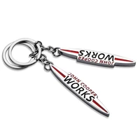 car styling1pcs 3d metal keyring keychain key chain ring for bmw mini john cooper works jcw f56 f55 f60 r56 r55 r60 r61