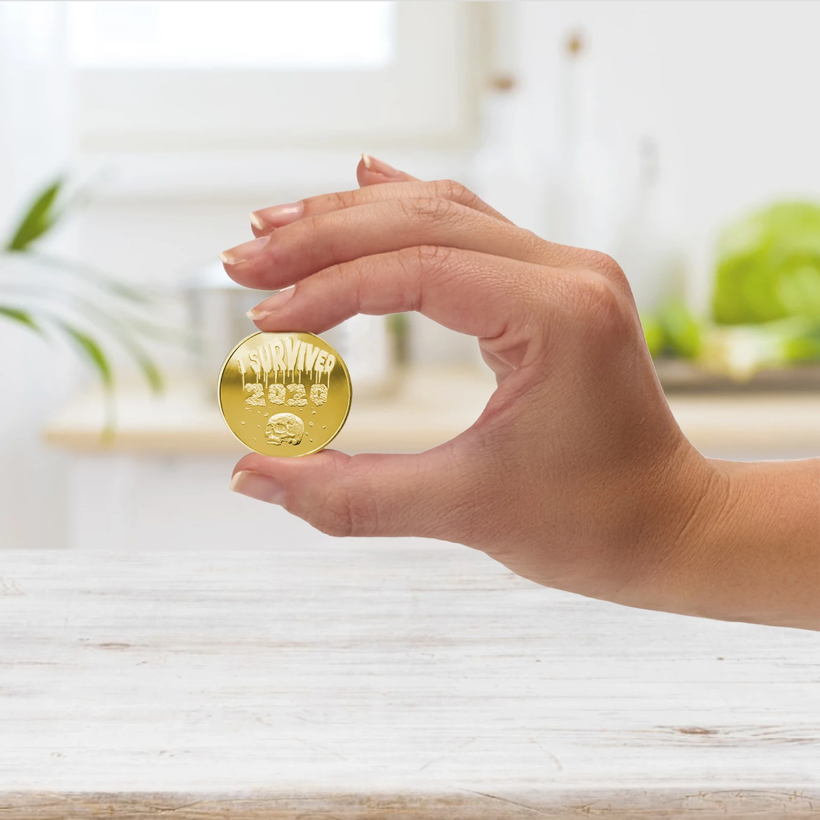 Я пережил 2020 медаль и памятный набор для коллекционеров монет подарок стильный |
