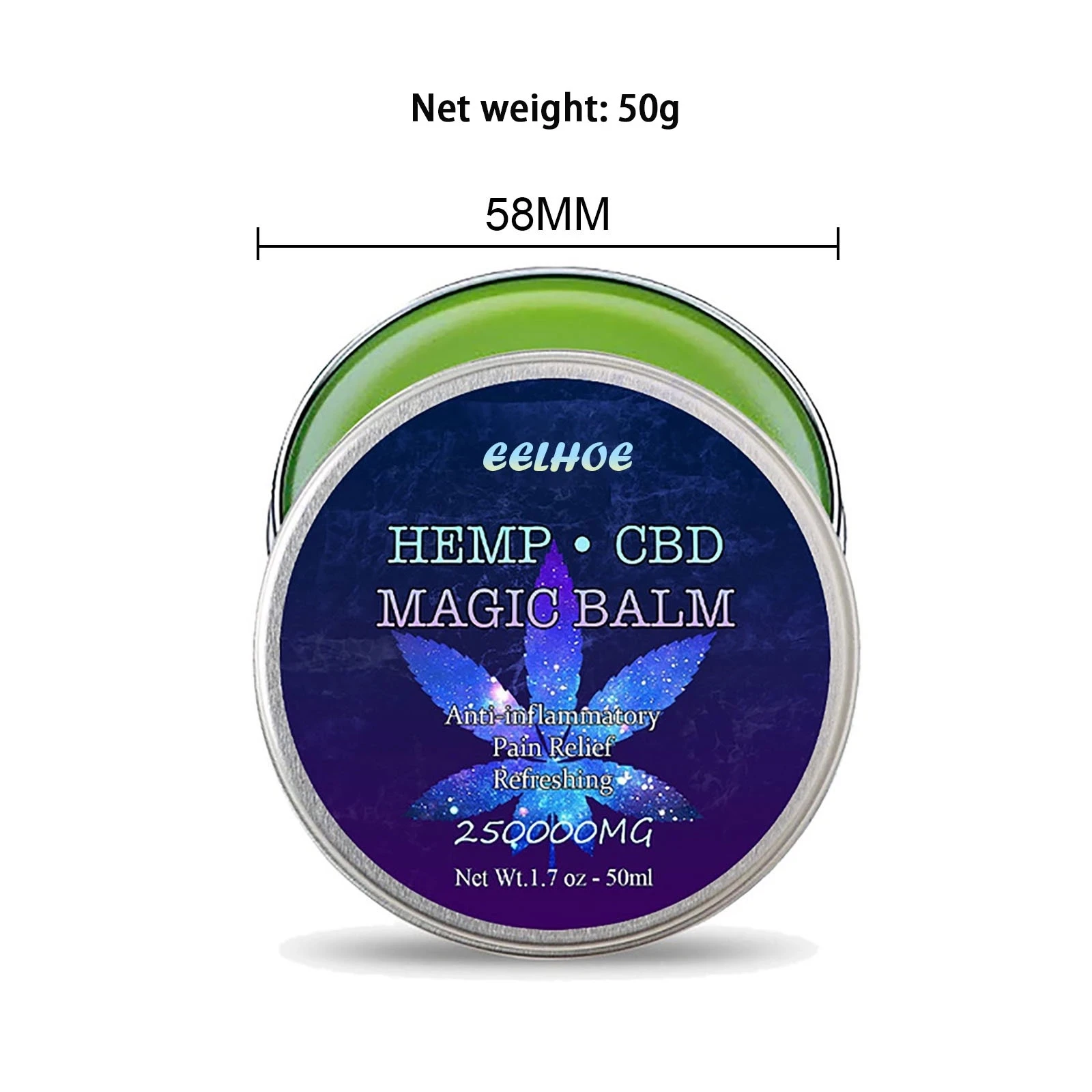 

50g Herbal Pain Relief Plaster Hemp Balm Ointment Arthritis Pain Neck Back Shoulder Body Pain Relief Cream Medical Plaster