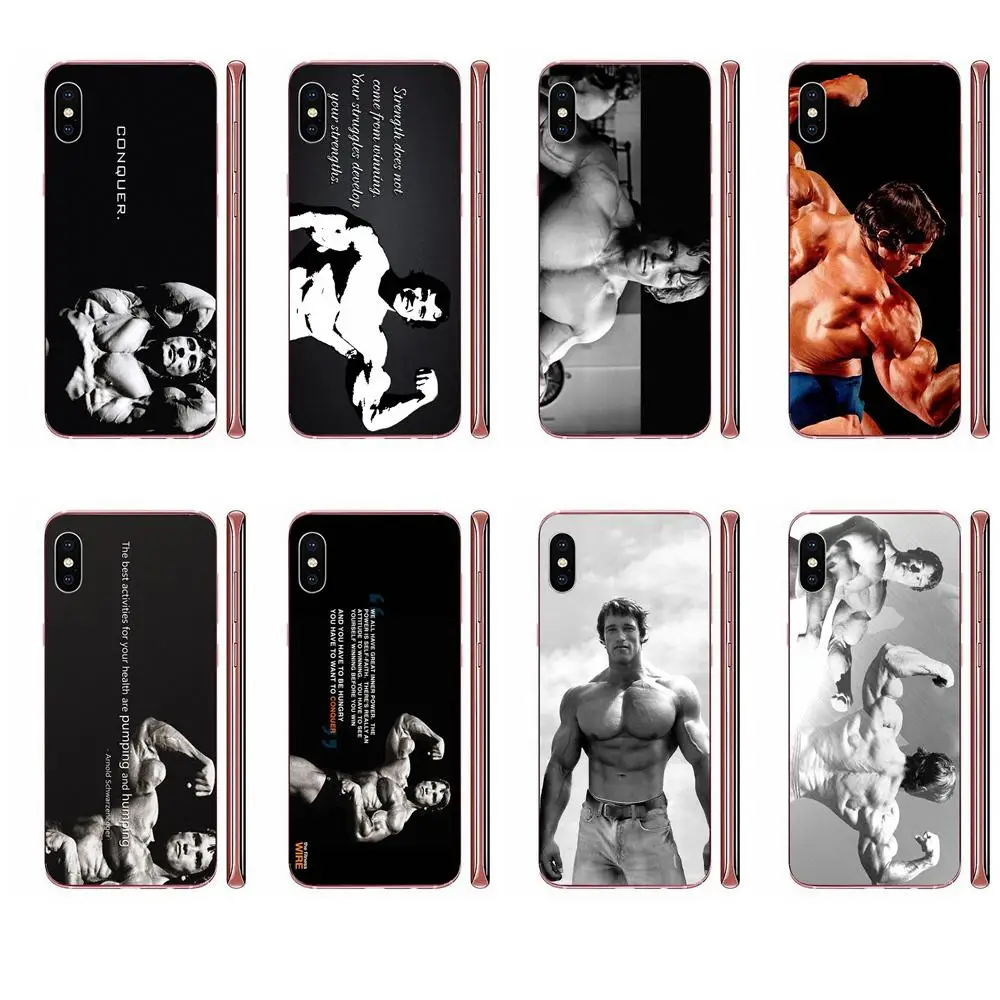 Чехол для телефона, Арнольд, тренажерный зал, мотивация, Schwarzenegger для Samsung Galaxy S8 S9 S10 S20 Plus A30 A30S A40 A40S A50 A50S