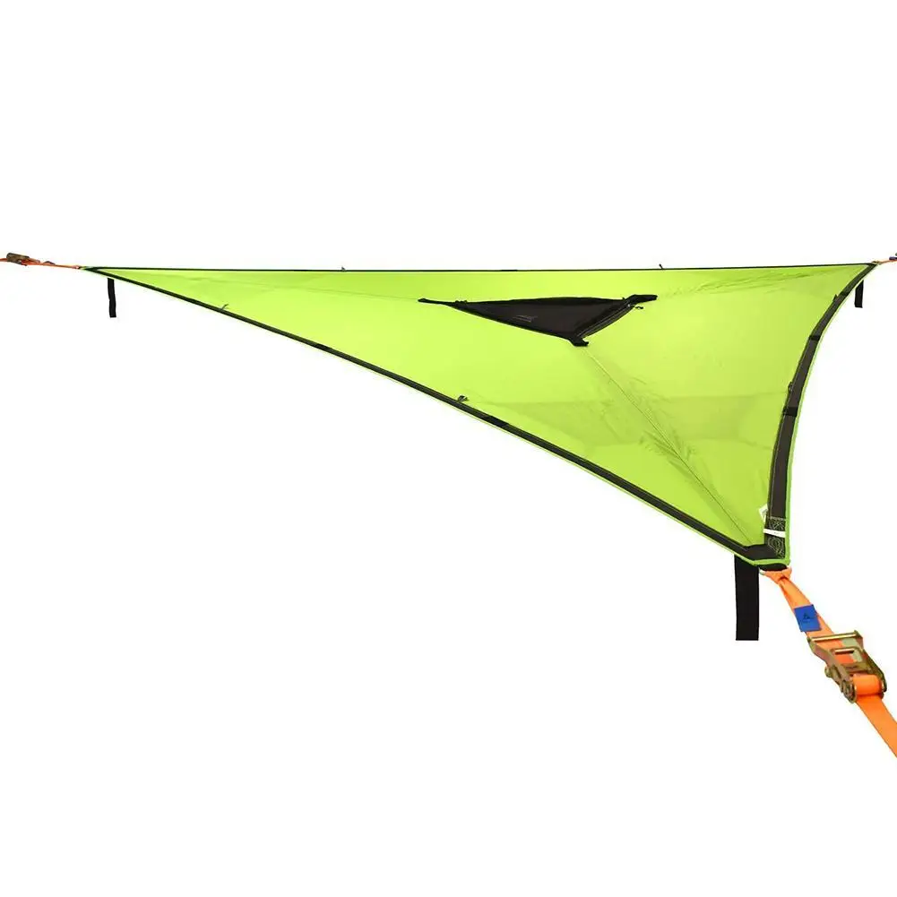 

Outdoor Multi Person-Hammock-Triangle Aerial Mat Hammock Chair StrapTree House Tent Portable And Foldable Summer Camp