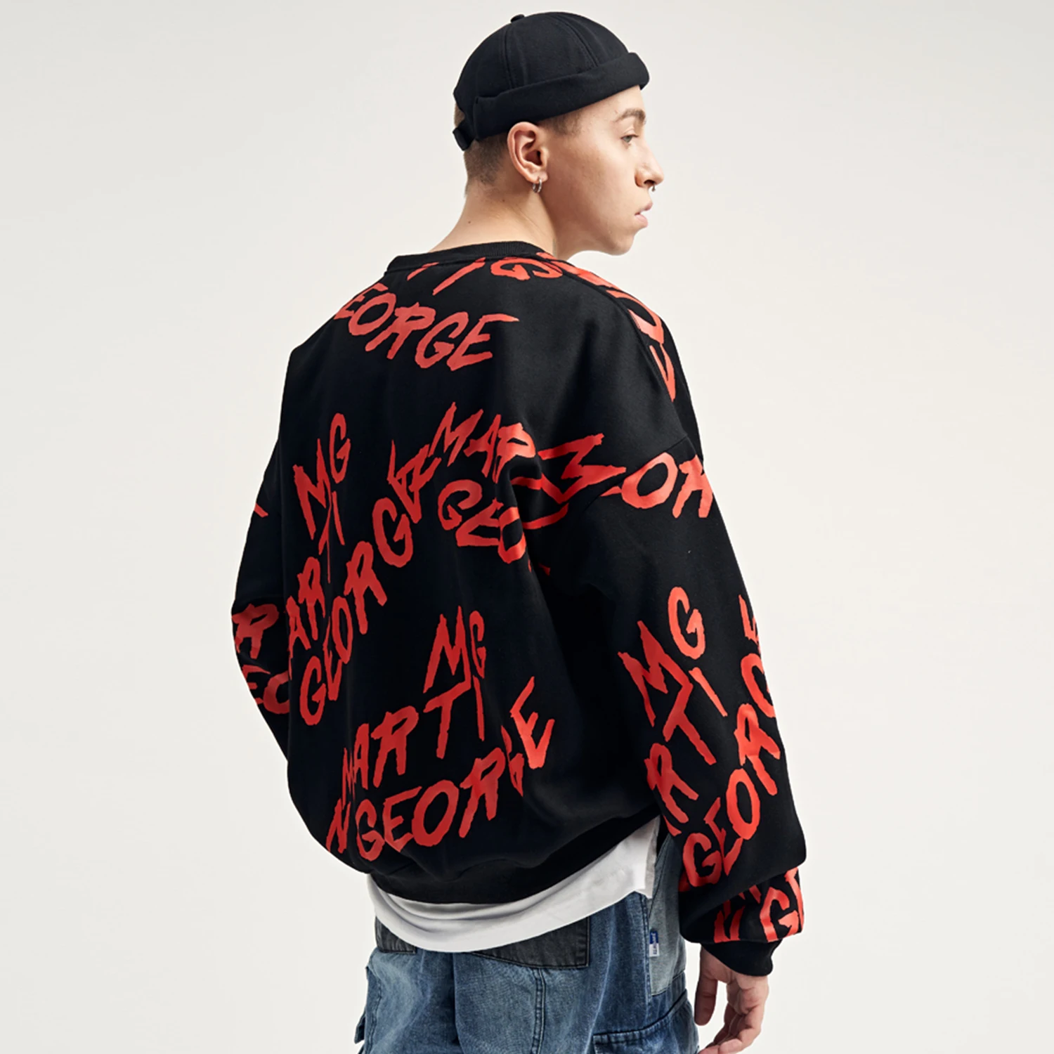 Мужская Флисовая Толстовка с буквами XX Smile модный Повседневный хлопковый свитшот