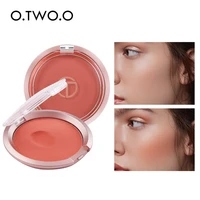 o two o bouncy blush matte makeup lightweight face blusher natural rouge cheek blusher peach contouring for face cosmetics