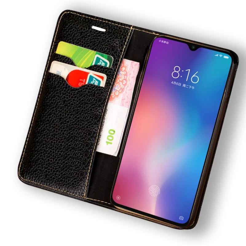 Флип чехол для телефона Xiaomi Mi 5s Plus 6 8 9 lite 9se 9T Pro с крокодиловой текстурой кожаный