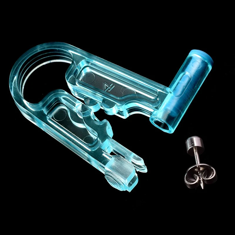 

Pro 1pcs Painless Disposable Healthy Asepsis Ear Piercing Gun Pierce Tool Kit No Pain Ear Piercing Tattoo Tool With Ear Stud