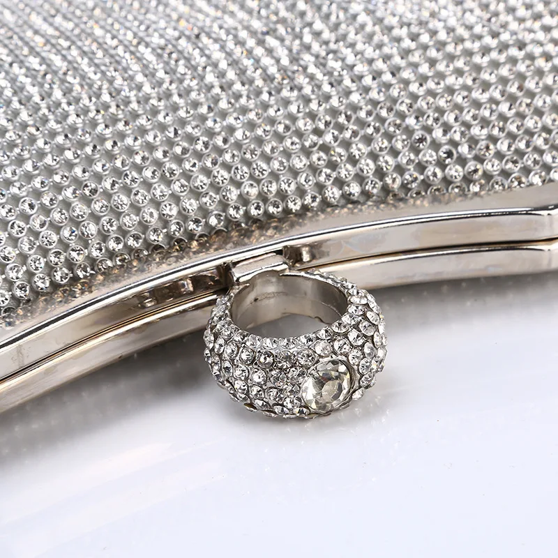Diamond-encrusted Women Hand-made Evening Handbag Ladies Shoulder Bag Female Dinner Package Phone Pouch Bolso Bolsa For Girls |
