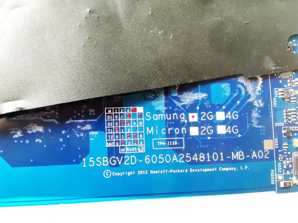 Оригинальная материнская плата для ноутбука HP ENVY 15 GT740M 2 Гб 720566-501 протестирована