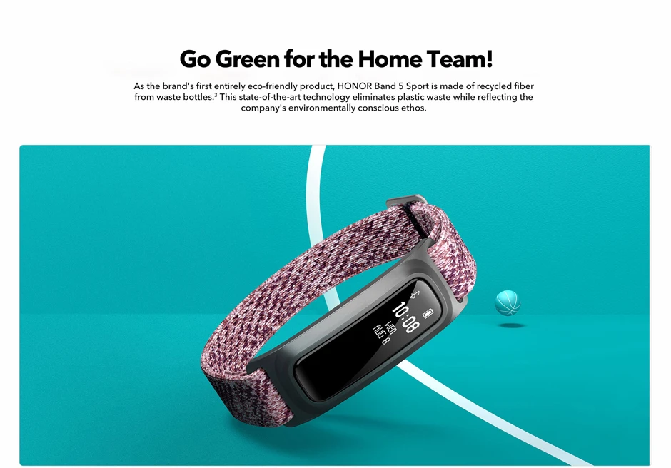 Huawei Honor Band 5 Баскетбол издание ж/металлический ремешок, умный браслет часы AMOLED сердечного ритма фитнес-трекер сна Спорт