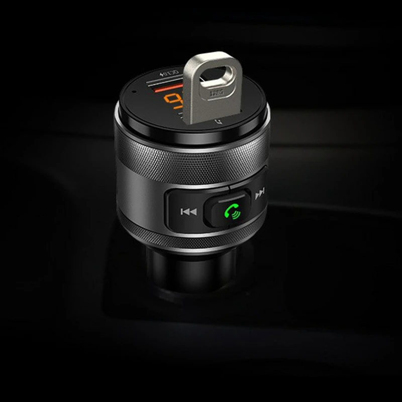 

NEW-C57 Car Charger Fm Transmitter Mp3 Player Car Hands-Free Calling Music