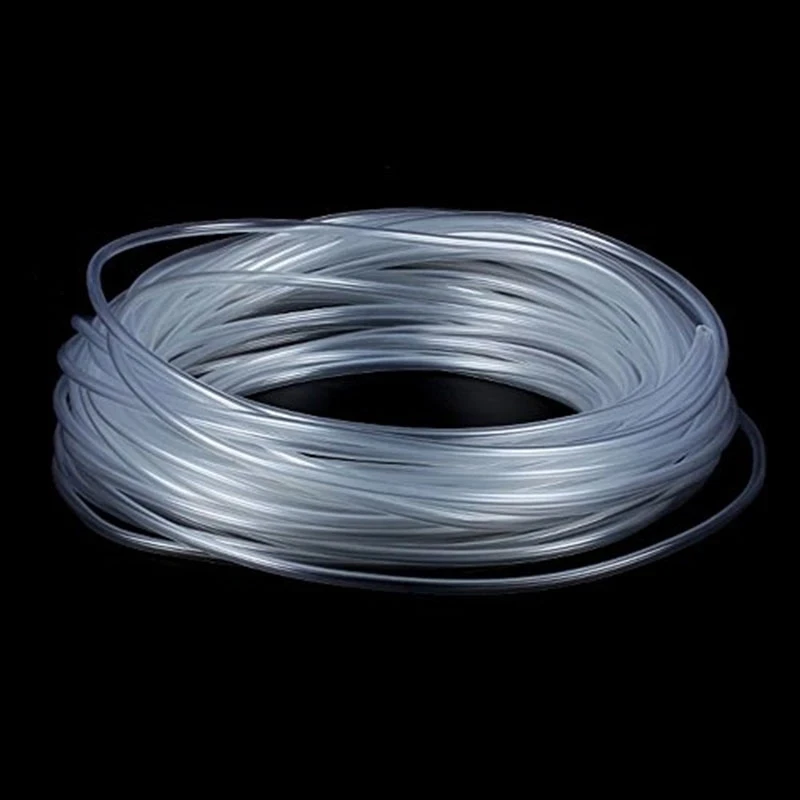 Aquarium 1m/3m/5m/10m Oxygen Pump Hose Air Bubble Stone Aquarium Fish Tank Pond Pump Tube 4*6mm White Color